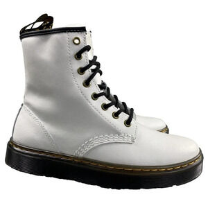 DR. Martens Boots ZAVALA Patent Leather 1460‎ 8 Eye Combat Womens 8 Shoes Mens 7